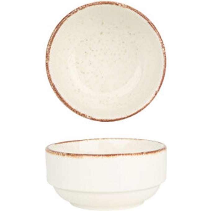 Rinart Serveerschaal - Brunilda - Porselein - 12 cm (340cc) - set van 2