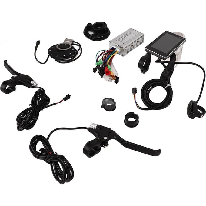 17A 24V 36V 48V 3 Modus Motorcontroller GD06 Paneel Elektrische Fiets Gemodificeerde Controller Set voor 350W black