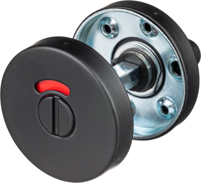 Ostiumhome® Bobbio - WC Slot - Mat Zwart- op Rond Rozet