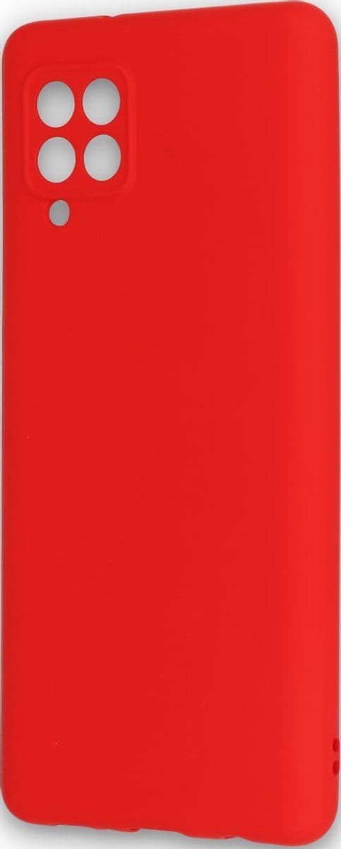 HB Hoesje Geschikt voor Samsung Galaxy A12 - Rood - Siliconen Back Cover