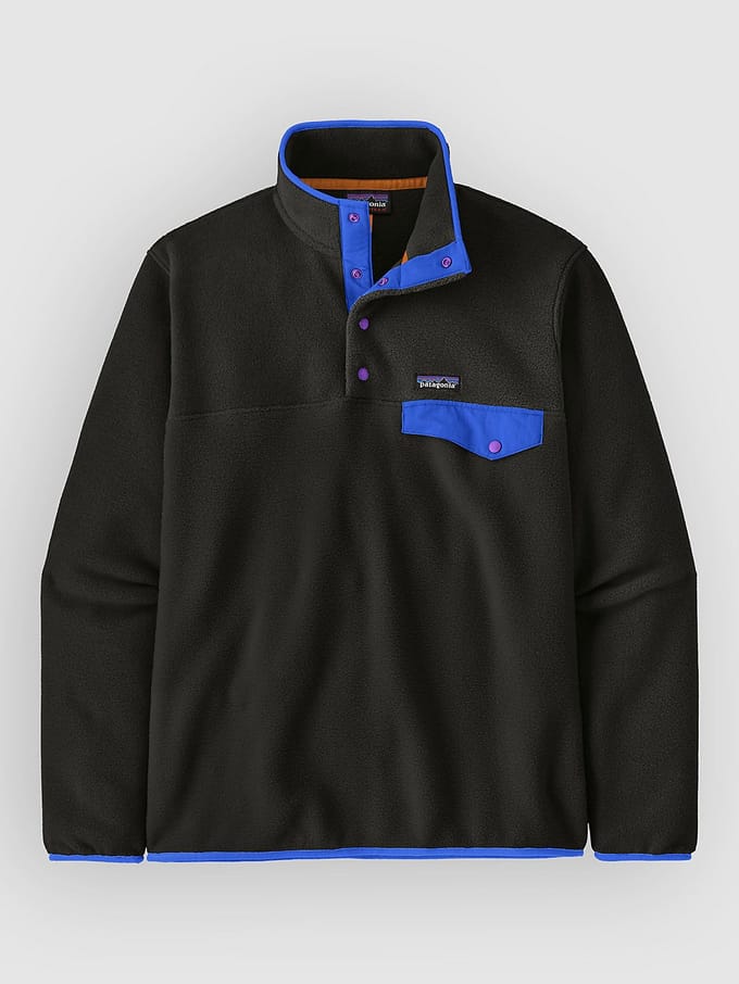 Patagonia LW Synch Snap-T Half-Zip Fleece Trui zwart