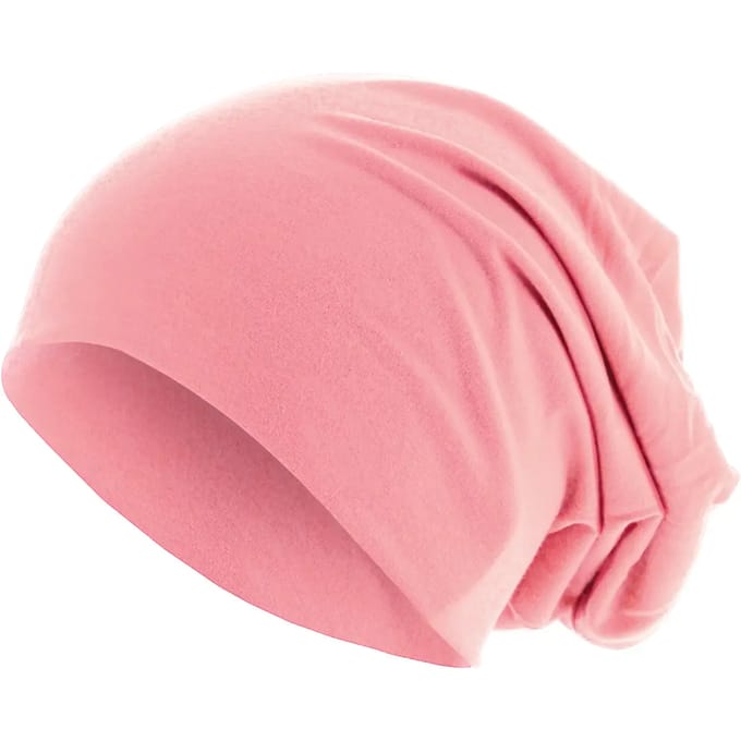 MSTRDS - Pastel Jersey Beanie light pink one size Beanie Muts - Roze