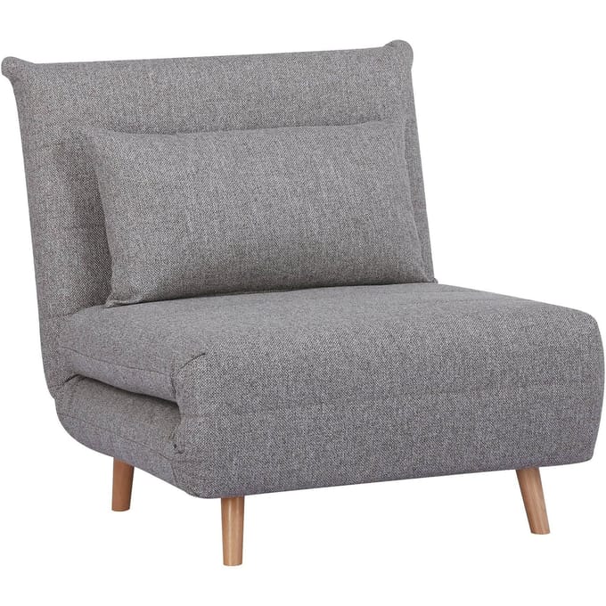 Slaapfauteuil Grijs - Berkenhout - Zithoogte 60cm - House Nordic