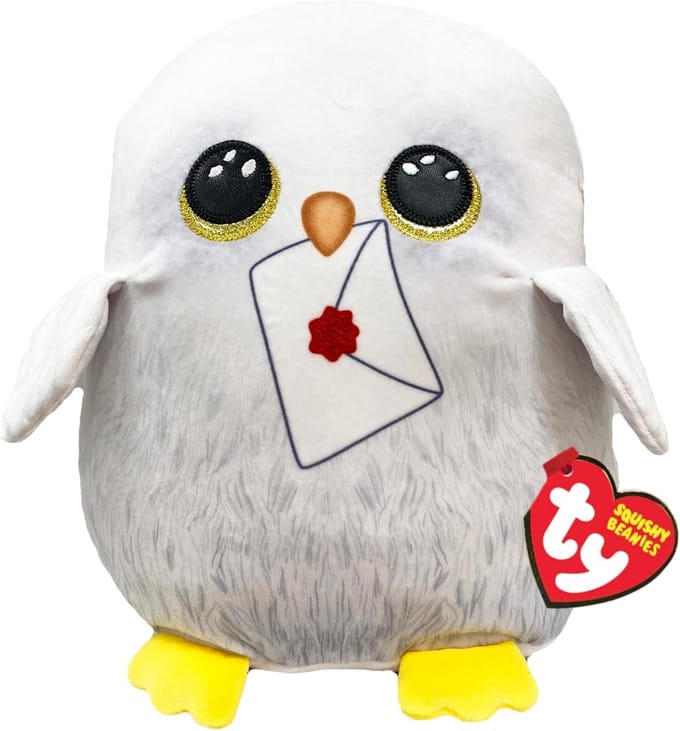 TY Squish A Boo Knuffel Harry Potter Uil Hedwig 20 cm