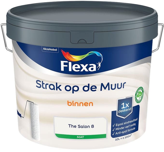 Flexa - Strak Op De Muur Binnen Mat - The Salon 8 - Mengverf - 10 L