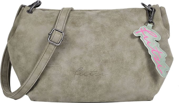 Fritzi aus Preußen Schoudertas Joshi03 Vintage Crossbody Bag Moss Kaki