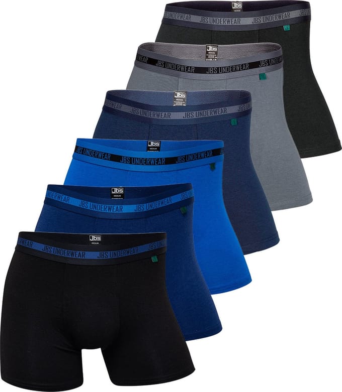 JBS Heren lang short / pant 6 pack Bamboo