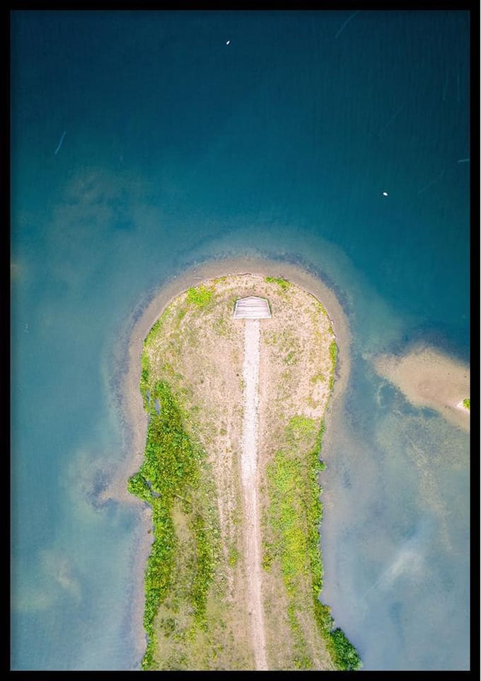Poster – Drone Surf Spot - 70x100cm