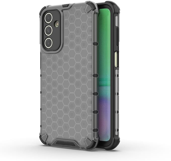 Solidenz HexArmor Shield geschikt voor Samsung Galaxy A15 hoesje - Zwart