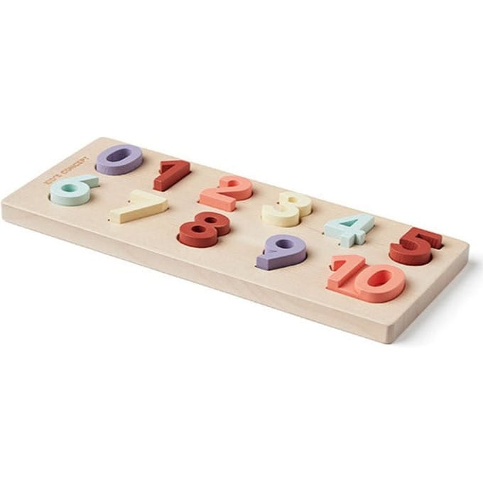 Kids Concept puzzel cijfers 1-10 3 jr+