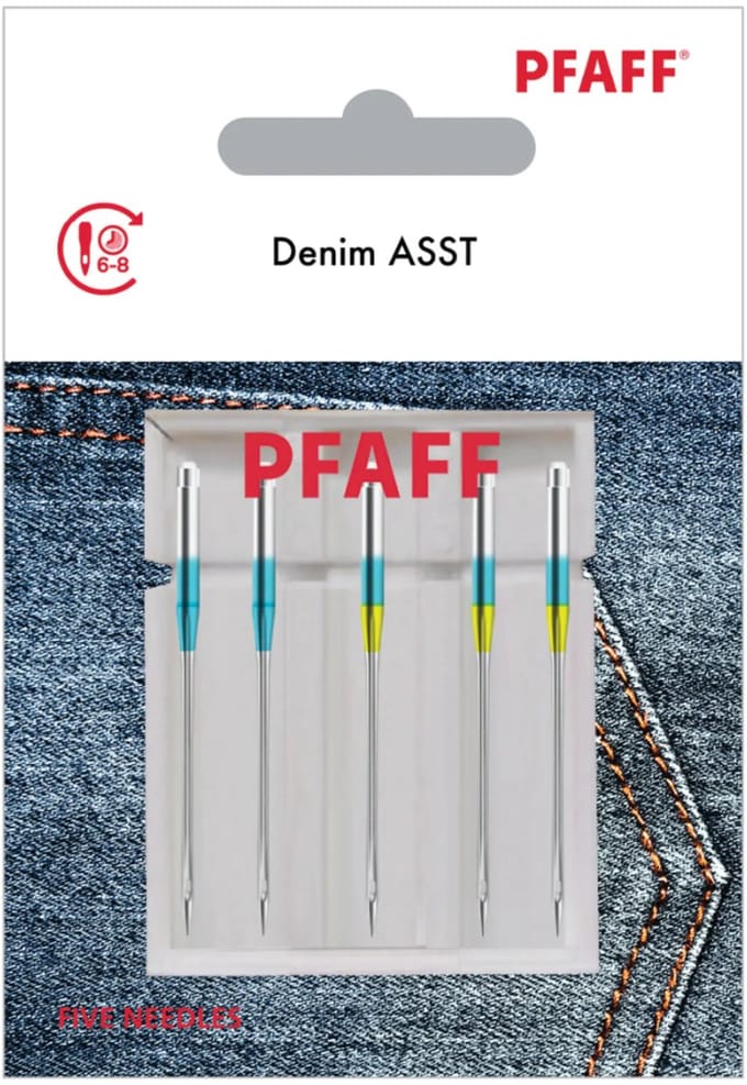 Pfaff Denim MIX 90 / 110 (5 stuks) Naalden