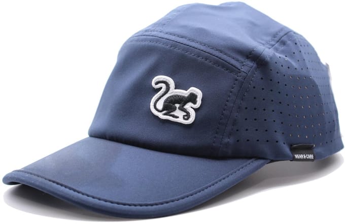 5-panel sportpet - Hardlooppet - Gerecycled - Sneldrogend / Volwassenen / One size (Marineblauw)