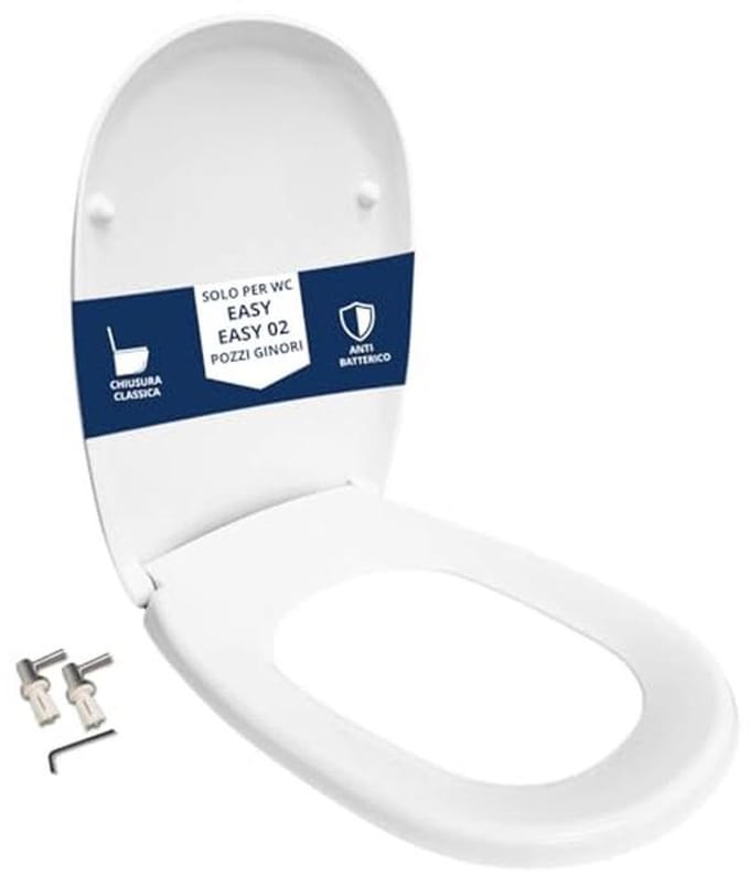 WC-bril thermoharder wit - Duurzaam en hygiënisch alternatief