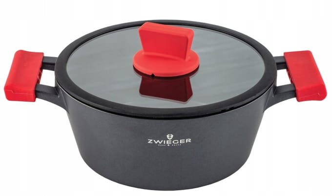 Zwieger Obsidian Pan 28 cm met Deksel - Inductie Geschikt