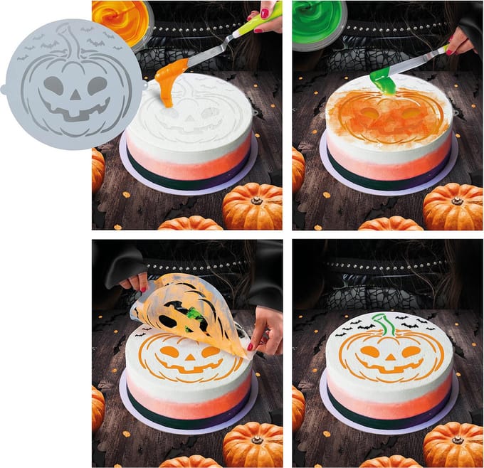 Fiestas Guirca - PME pompoen cake stencil - 25 cm
