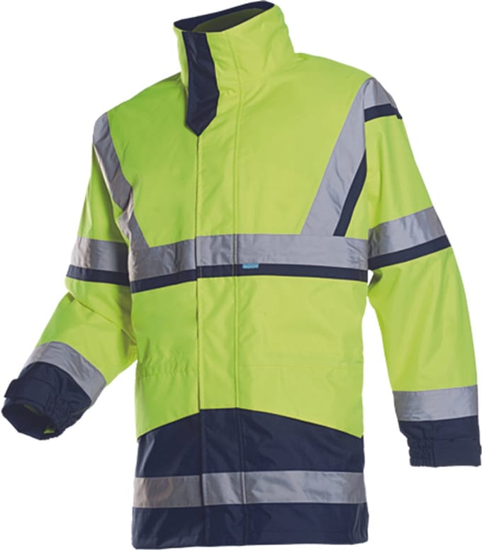 Sioen POWELL high-vis softshell jas 03510061 - Geel/Navy - L