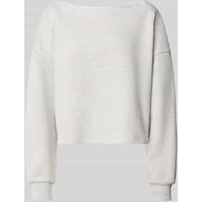 relaxed fit sweatshirt met viscose