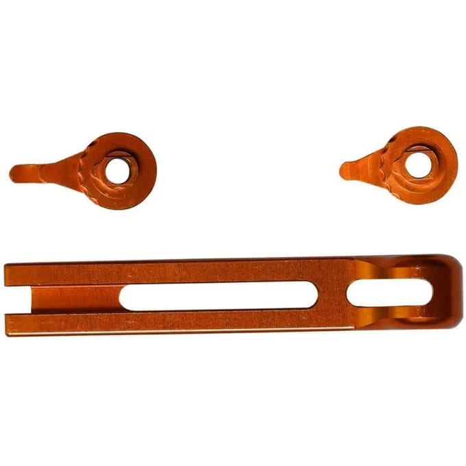 Motorfiets remhendel kit, 2 verlengstukken + 4 actuators Racing Technology Folder