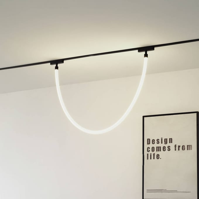 Lindby LED lichtslang Lumaro, lengte 150cm, textiel, 48V
