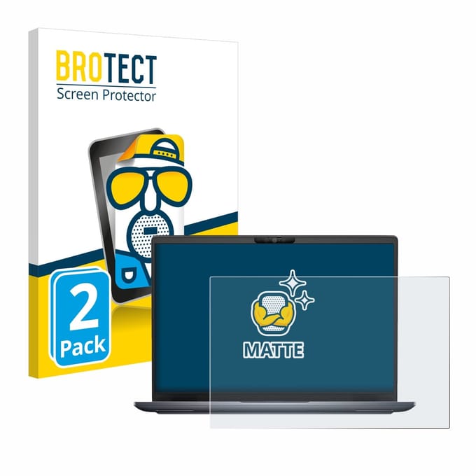 BROTECT - Screenprotector voor Dell Latitude 7340 - Folie Beschermfolie matte 2 Stuks