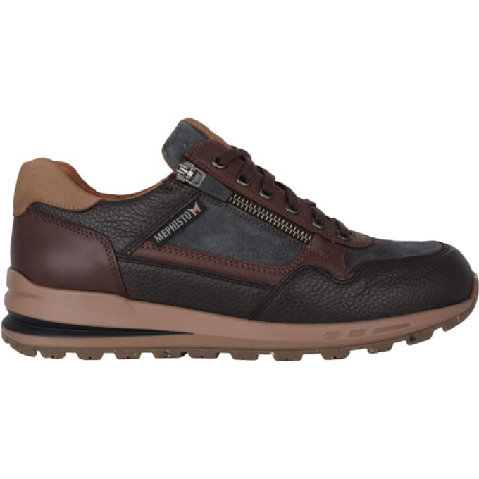 Mephisto Bradley - heren sneaker - Bruin - maat 40 (EU) 6.5 (UK)