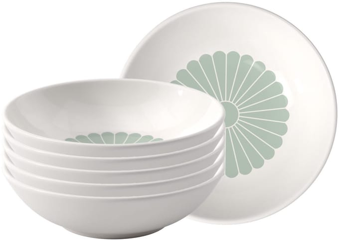 Dessertschalen Fleur Couleur ø 13,2 cm Set van 6