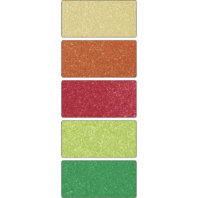 Glitterkarton Folia 50x70cm 300gr 5 vel oriental assorti