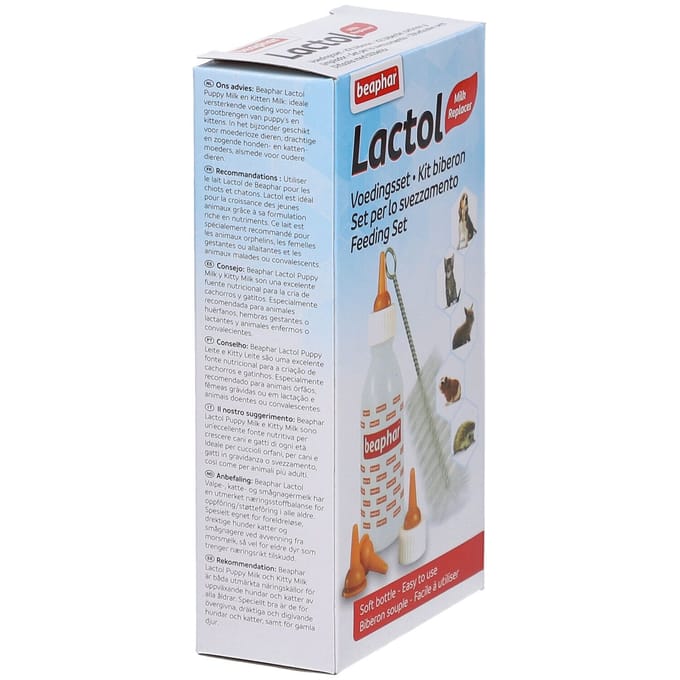 Beaphar Lactol Voedingsset (zuigflesje + speentjes)
