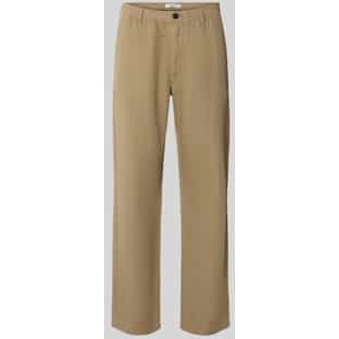 relaxed fit chino van mix van katoen en linnen model 'FILIP RELAXED'