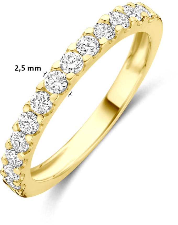 14K Geelgouden Ring Lab Grown Diamant 0.50ct H SI – 4035088