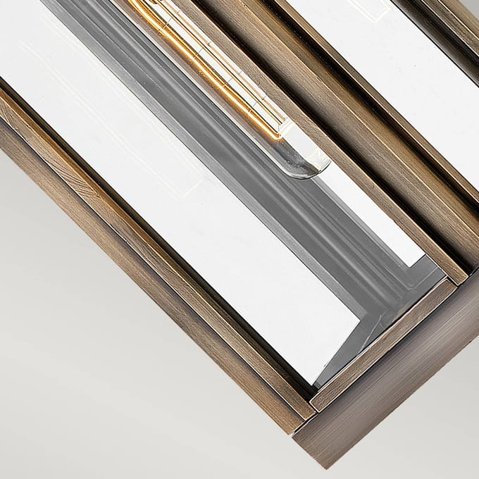 Hinkley LED Wand Buitenlamp Sag Harbor | 1X E27 Max 60W | IP44 | Dimbaar | Painted Burnished Bronze