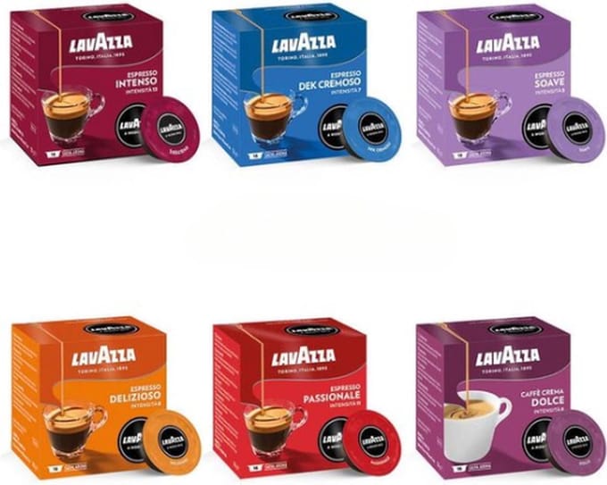Lavazza A Modo Mio Proefpakket – 6 x 16 Cups