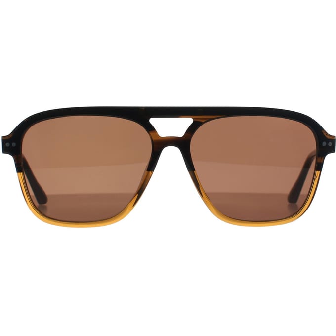 Ted Baker Aviator Heren Bruin Hoorn Gradiënt Bruin TB8259