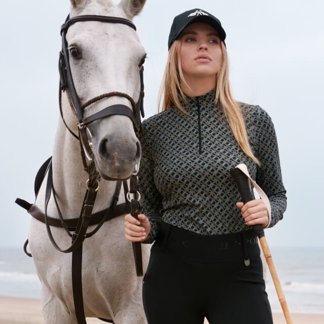 Technisch ruitershirt met UV-bescherming voor dames HV Polo Manja