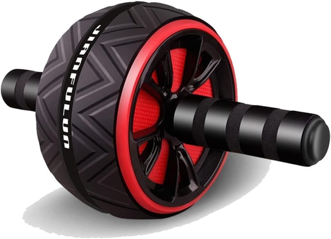 Buikspierroller - Ab Wheel - Kracht Training - Stabiele Beweging - 1 kg - Zwart