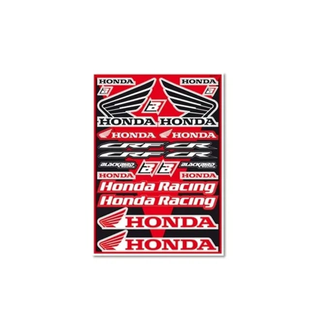 Kit decoratie motor sticker set Blackbird Racing Honda