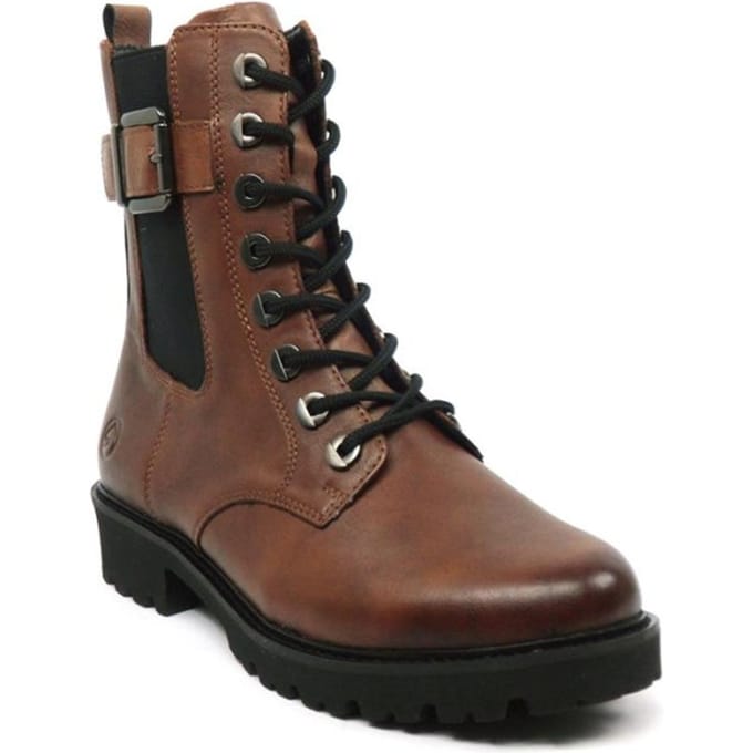 Remonte Dames Veterboot - D8668-22 Bruin - Maat 38