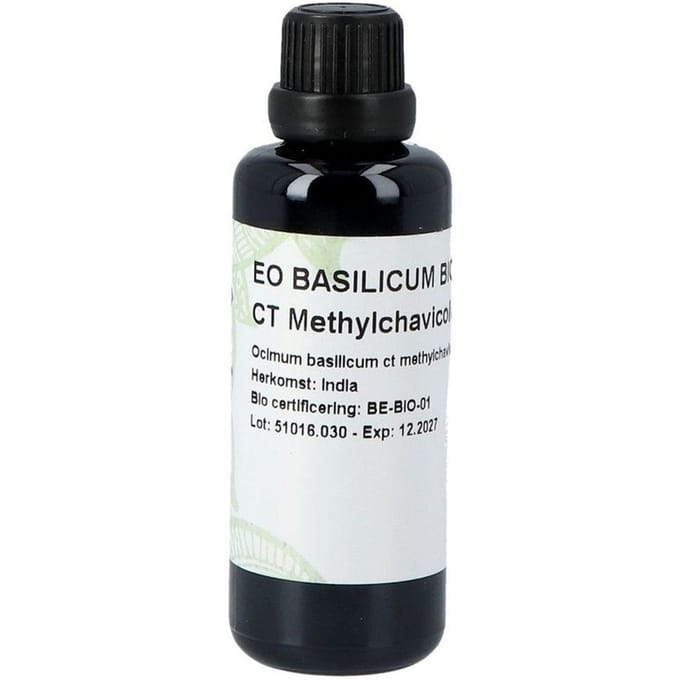 Sjankara Basilicum Methylchavic. Etherische olie Bio 50 Olie