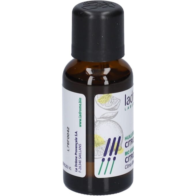 Ladrôme Citroen (Citrus Limon) Etherische Olie Biologisch 30 ml