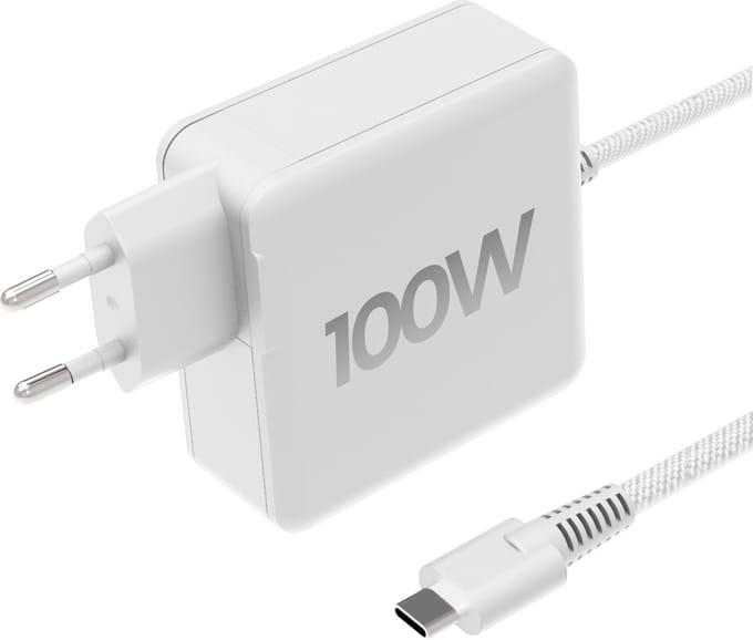 Phreeze 100W GaN USB-C Snellader - 1.8 Meter - Voedingsadapter geschikt voor MacBook Air, Pro, Dell XPS, Surface, iPhone, Samsung, iPad, Chromebook