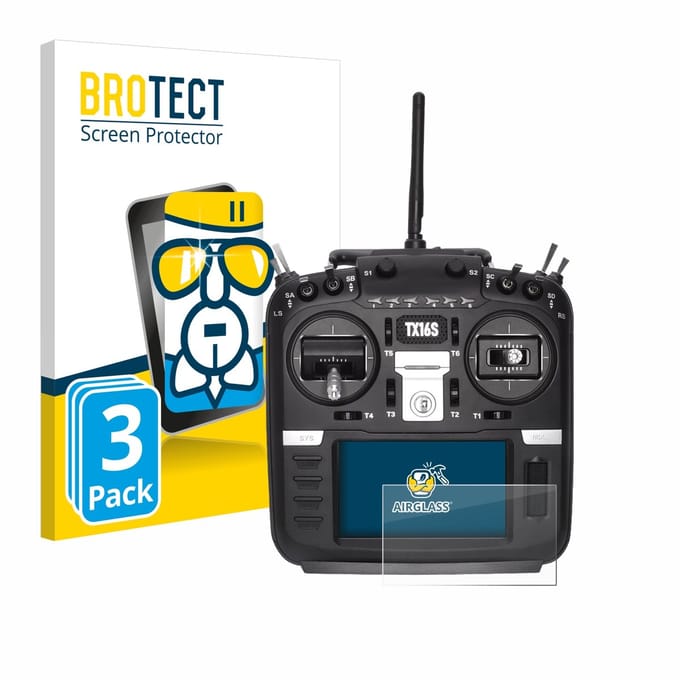Screenprotector 3 Stuks voor Radiomaster TX16S Beschermglas transparant
