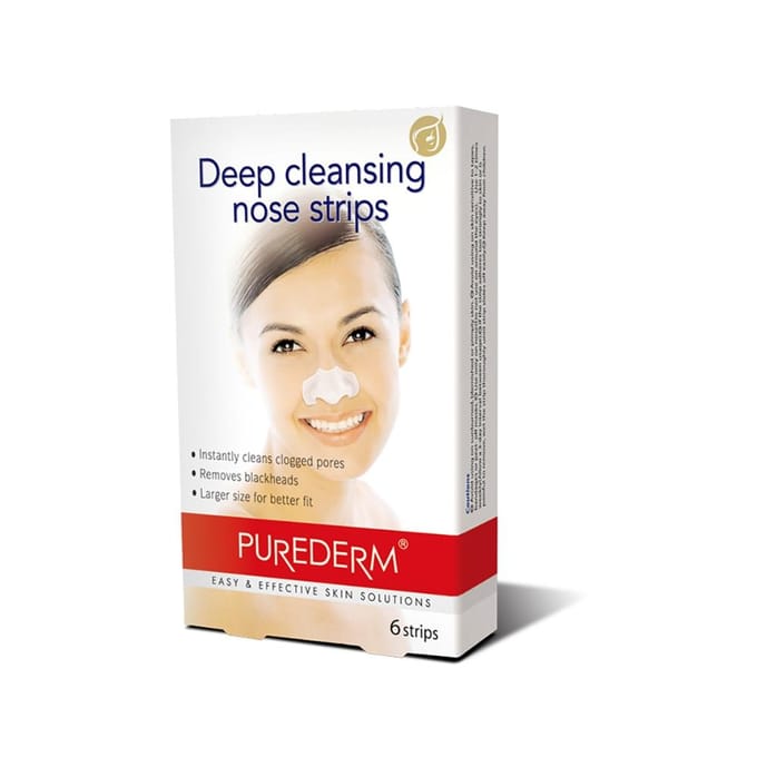 PUREDERM Patchs nettoyants pour le nez, 6 pièces