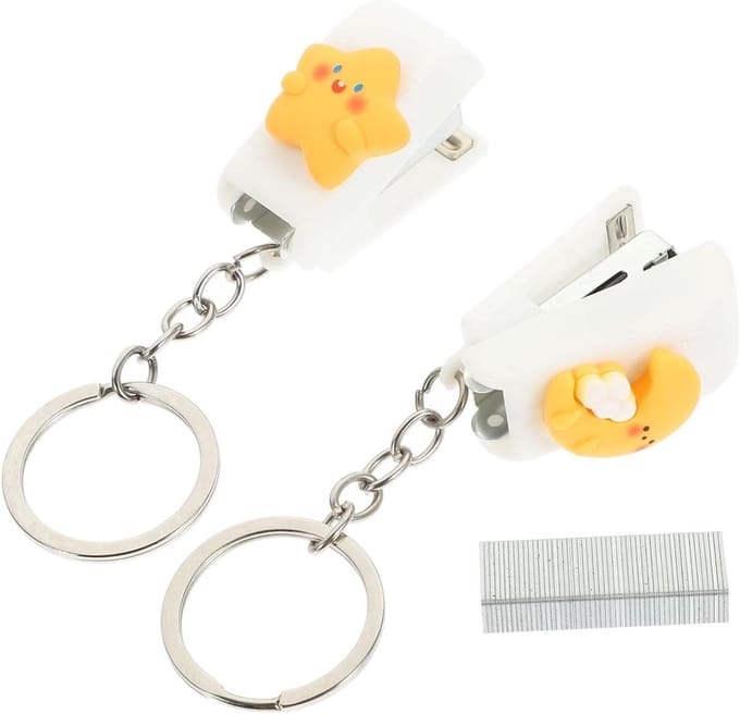Mini Nietmachine - Creatieve Stapler - Papier Binden - Compact Lichtgewicht - 400 Nietjes - Zoals Afgebeeld