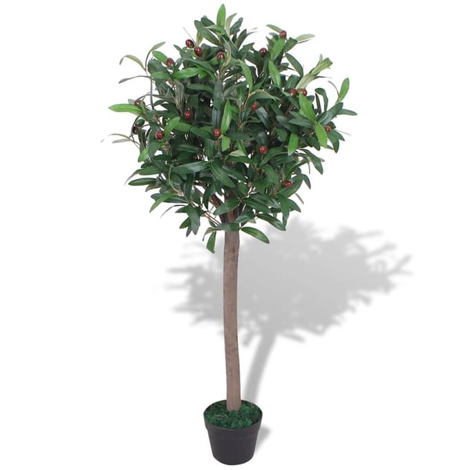 vidaXL - Kunst - laurierboom - plant - met - pot - 120 - cm - groen