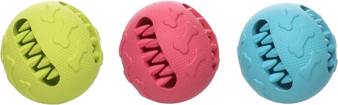 FLAMINGO - SPEELGOED TANNU SNACKBAL MEERDERE KLEUREN 7,6CM ASSORTIMENT
