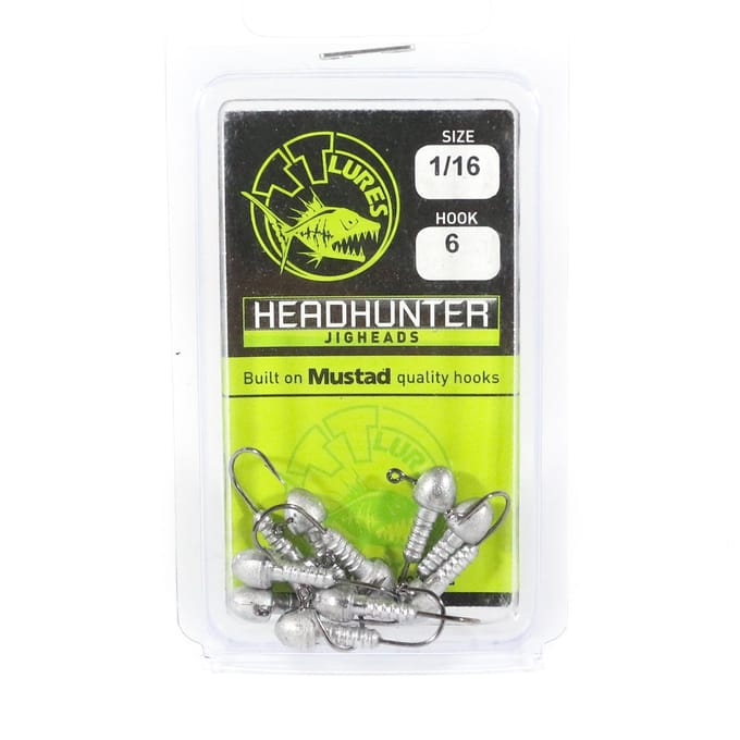 Tackle Tactics TT Head Hunter Jig Head 1/16 oz 6 10/pak (1036)