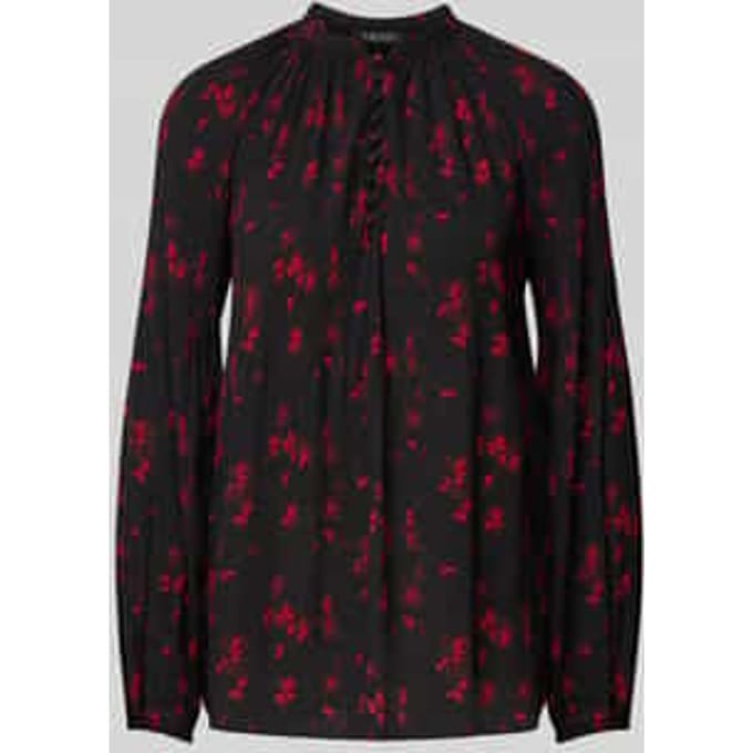 Blouseshirt met plooien, model 'VERSILLA'