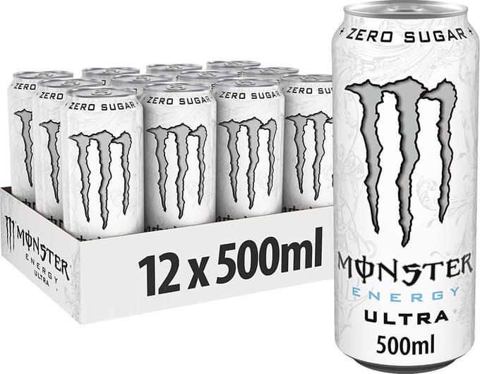 Monster Energy Ultra White - 12 x 500ml