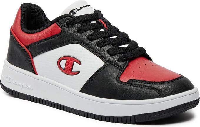 Champion RD 2.0 LOW herensneaker S21906-CHA-KK019 zwart/rood/wit