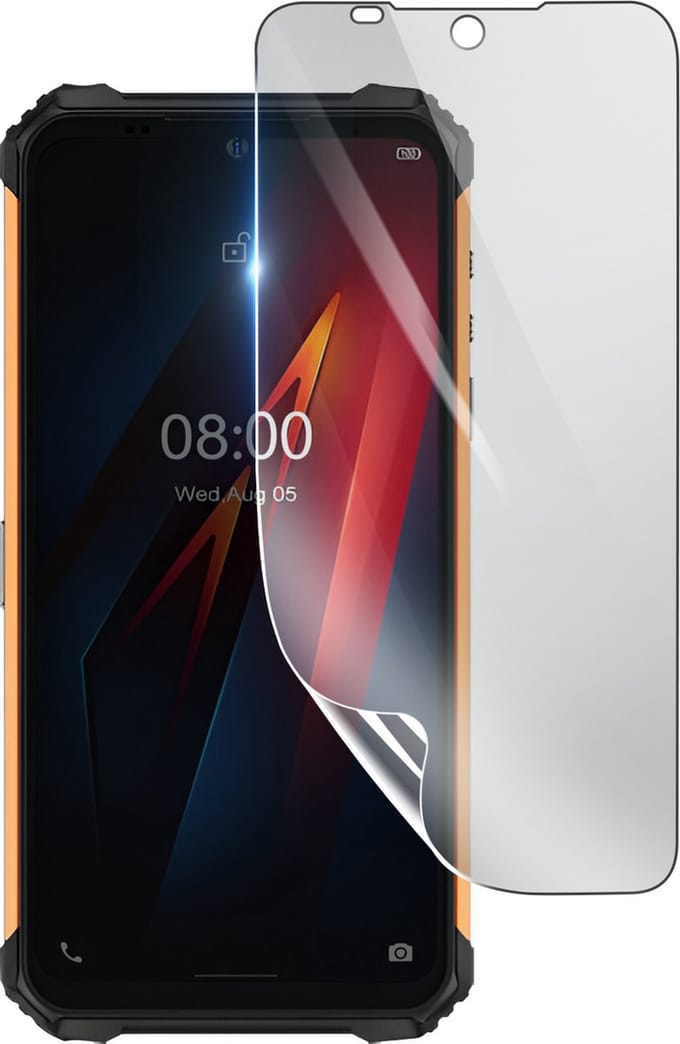 3mk, Geschikt voor Ulefone Armor 8, Schokbestendige Hydrogel Screenprotector, Transparant
